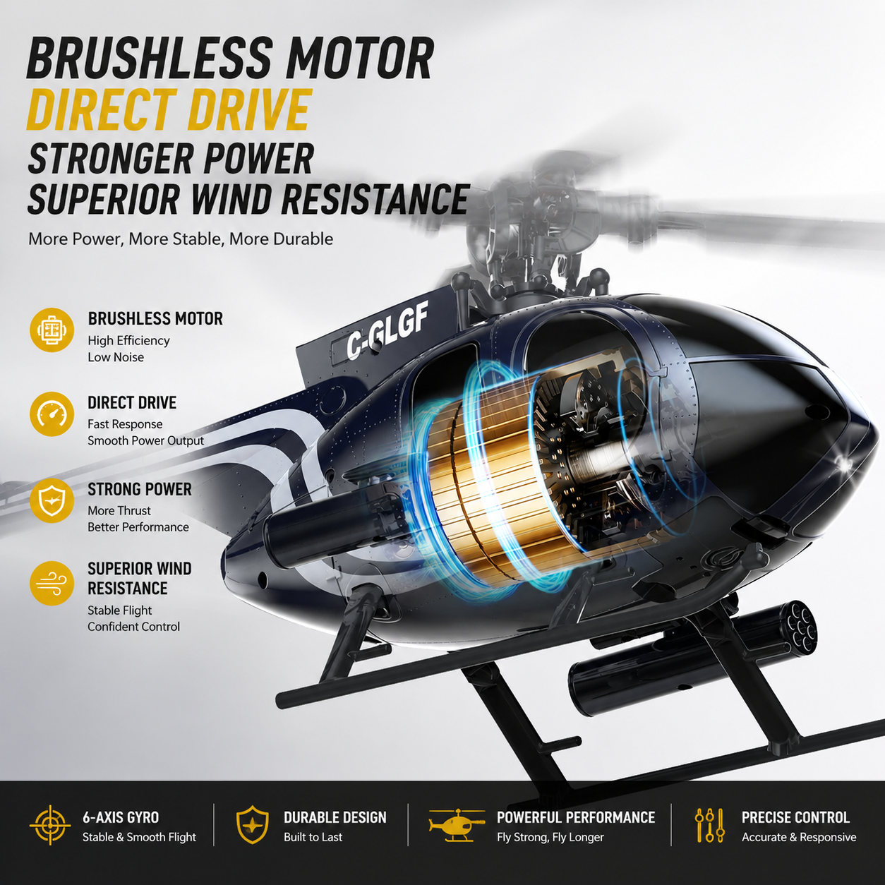K300 6CH RC Helicopter Brushle - đánh giá và giá Rc Helicopter Large