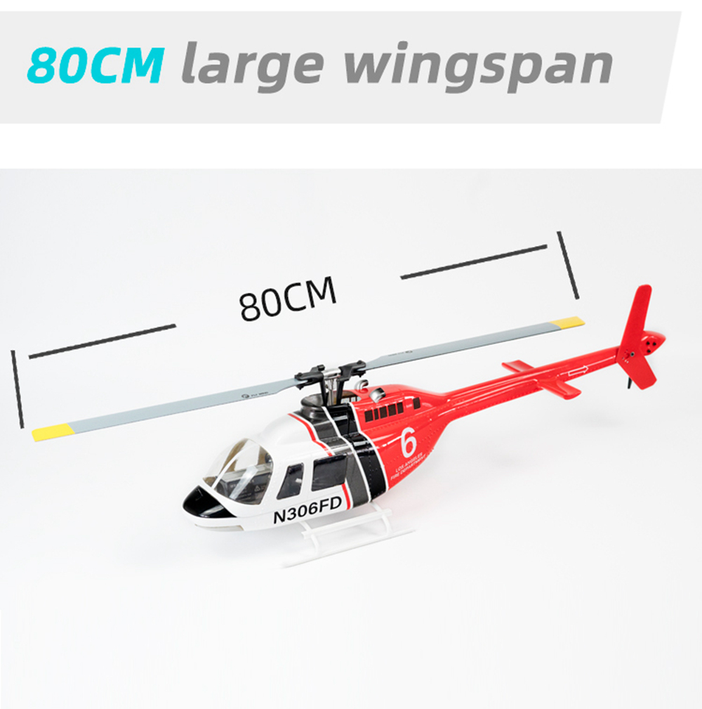 FLY WING Bell 206 V3 RC Helico - đánh giá và giá Rc Helicopter Large