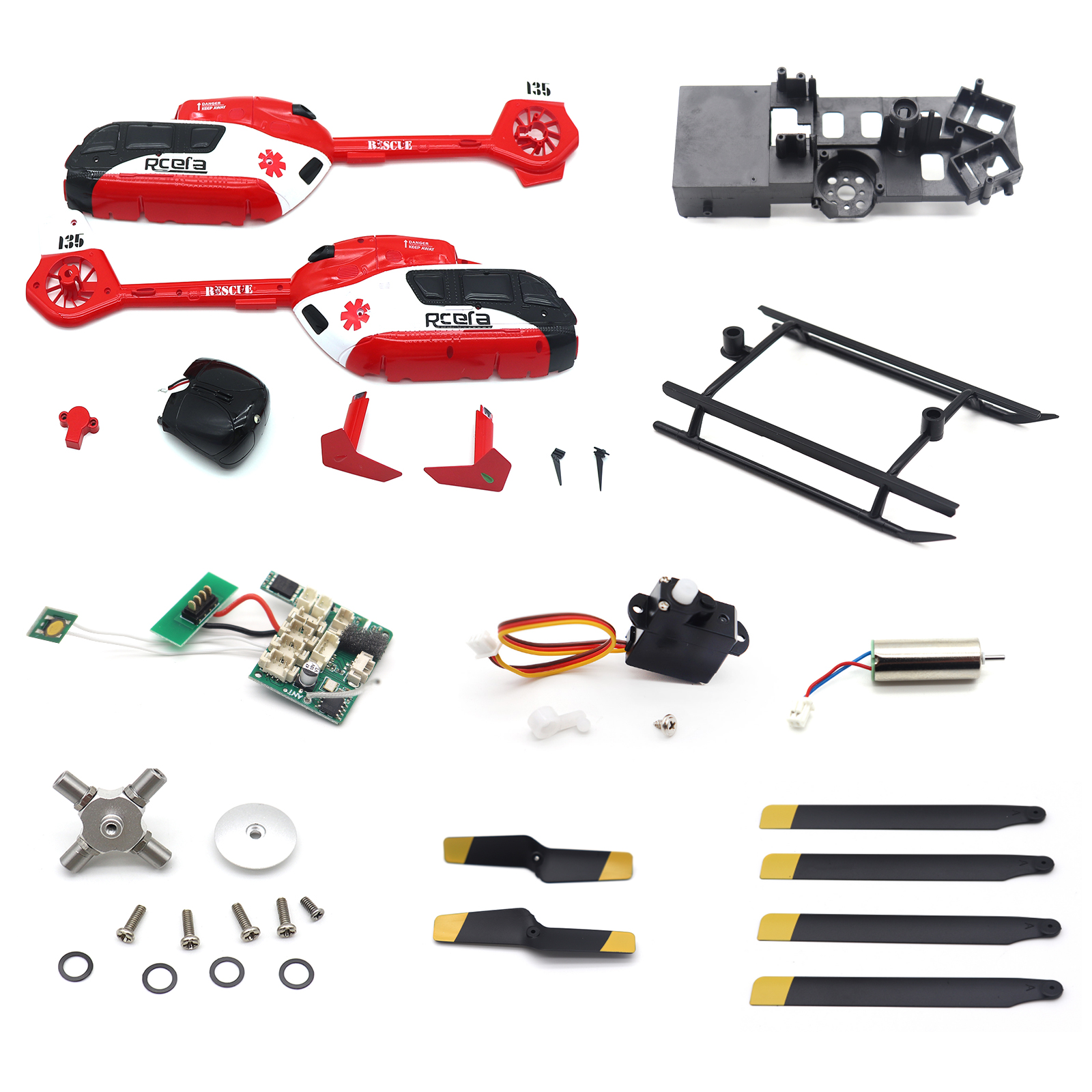 Original Parts for C159 EC-135 - đánh giá và giá Rc Helicopter Blade