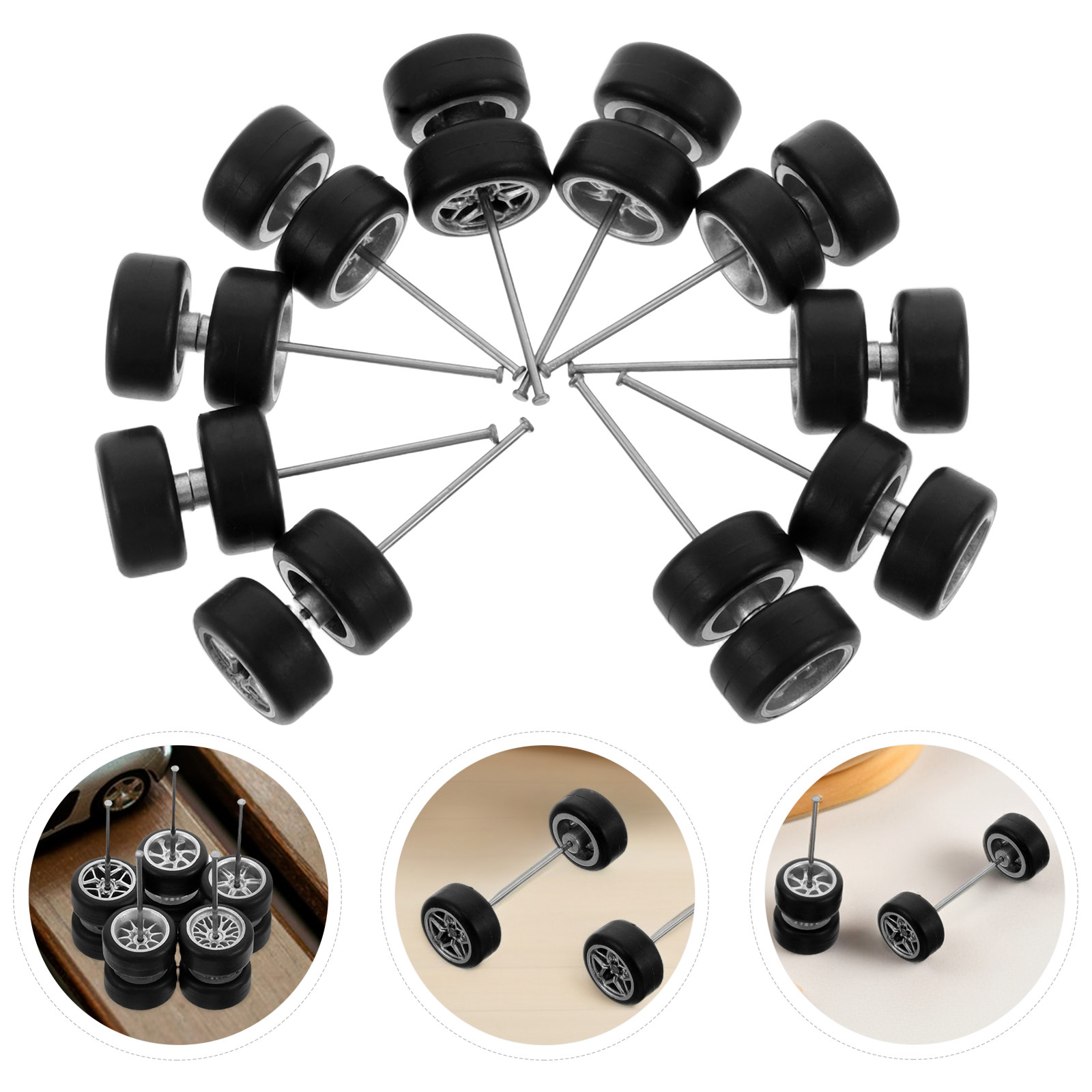 5Pair Alloy Car Wheels Replace - đánh giá và giá Rc Helicopter Mini