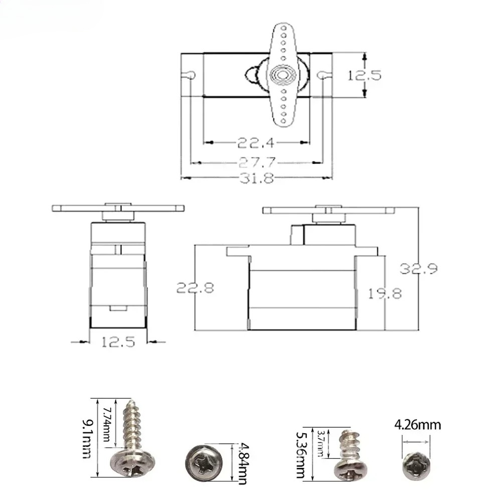 4PCS 9g SG92R Micro Servo Plas - đánh giá và giá Rc Helicopter Mini